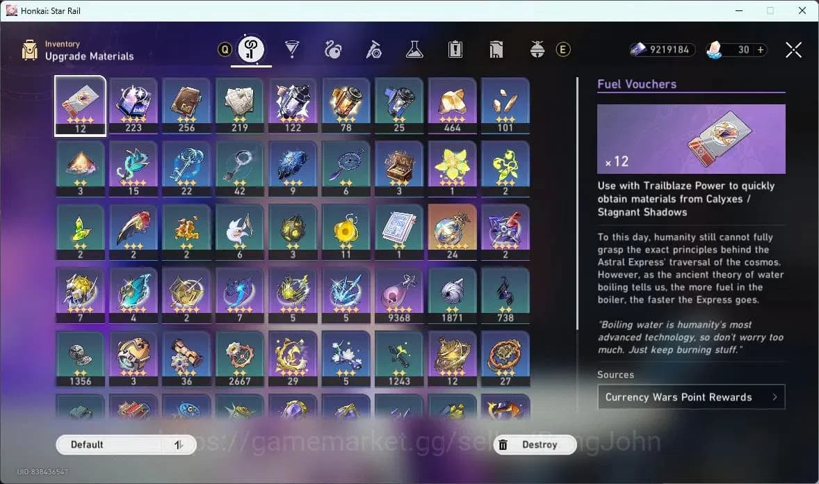 Honkai Star Rail Accounts ASIA | TL 70 | 16 LIMIT | CASTORICE | EVERNIGHT | image 10