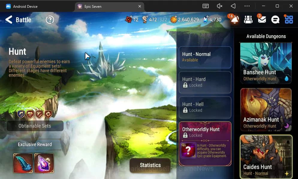 Epic Seven Accounts GBL Verif|13ML(BArunka,LOTScales,DB Senya,Etc)+PFB image 19