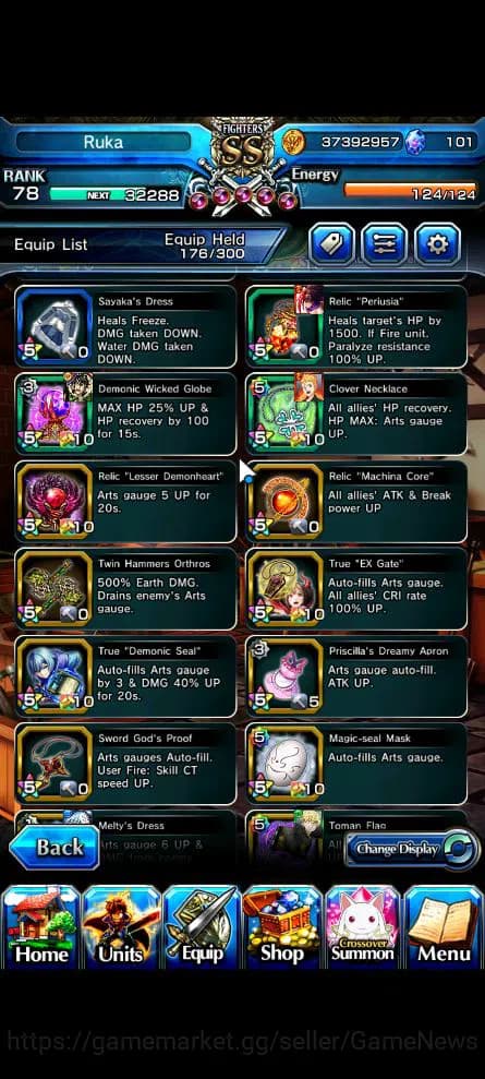 Grand Summoners Accounts Global|Rank 78|Starter|11 Ascend|UP RoyTW,Summer M image 13