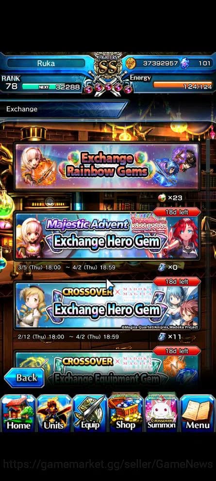 Grand Summoners Accounts Global|Rank 78|Starter|11 Ascend|UP RoyTW,Summer M image 16