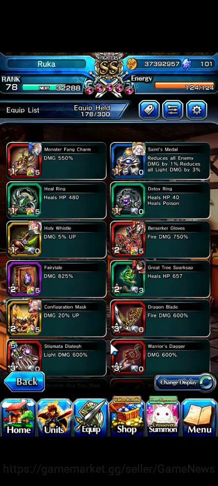 Grand Summoners Accounts Global|Rank 78|Starter|11 Ascend|UP RoyTW,Summer M image 6