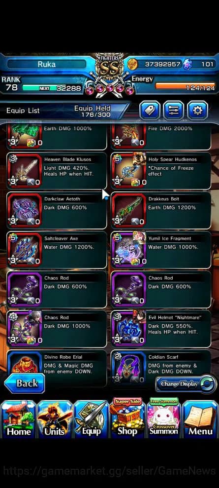 Grand Summoners Accounts Global|Rank 78|Starter|11 Ascend|UP RoyTW,Summer M image 7