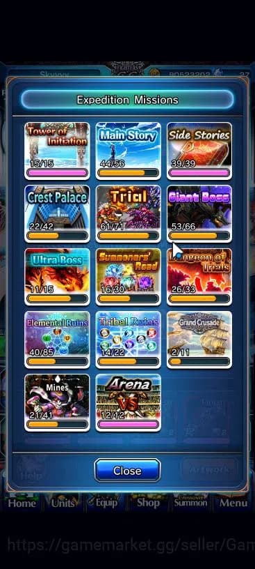 Grand Summoners Accounts Global|Rank 101|18 Ascend|[Roy,Inumuta,Emiya,Hazuk image 19