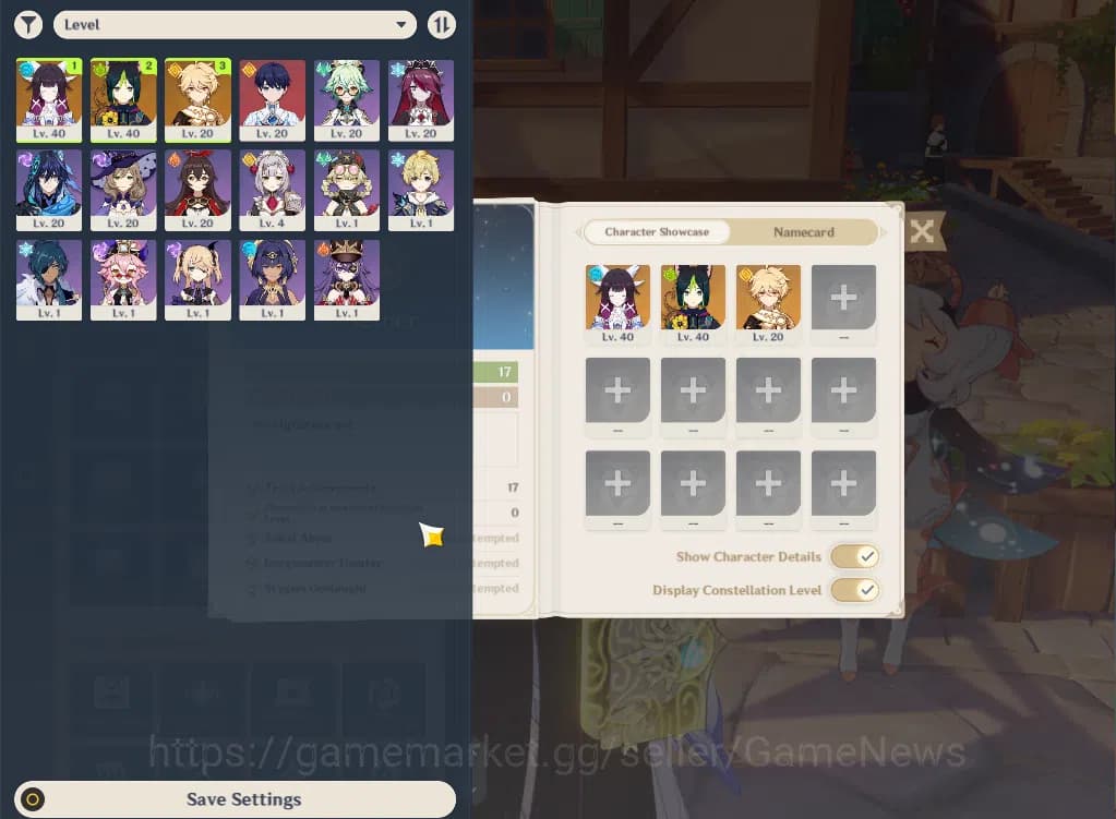 Genshin Impact Accounts ASIA|AR17|Fresh Starter|1Limited+13(*4Character)|C image 13
