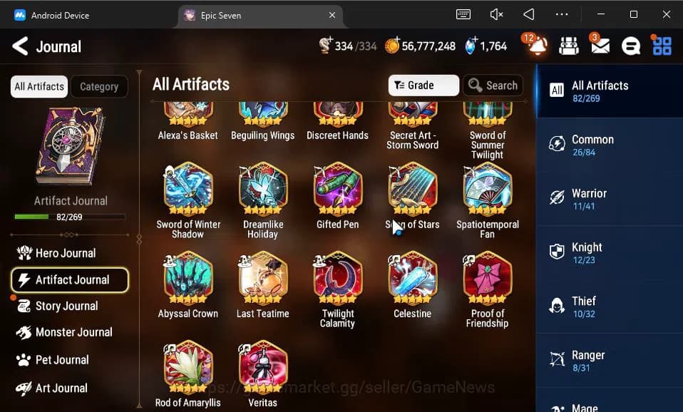 Epic Seven Accounts ASIA Unverif|9 ML(BArunka,Ruele oL,Genesis Ras,Etc image 15