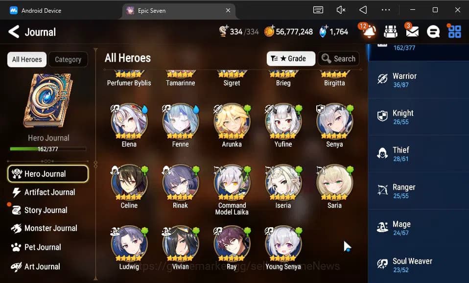 Epic Seven Accounts ASIA Unverif|9 ML(BArunka,Ruele oL,Genesis Ras,Etc image 17