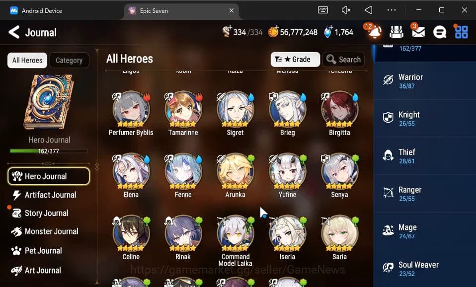 Epic Seven Accounts ASIA Unverif|9 ML(BArunka,Ruele oL,Genesis Ras,Etc image 18