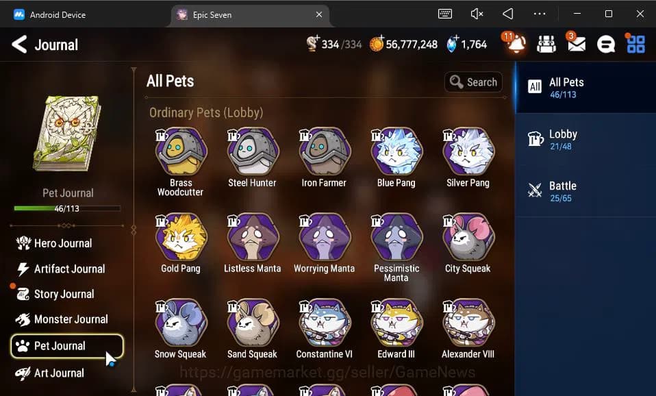 Epic Seven Accounts ASIA Unverif|9 ML(BArunka,Ruele oL,Genesis Ras,Etc image 3