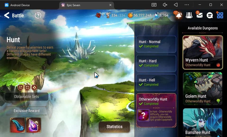 Epic Seven Accounts ASIA Unverif|9 ML(BArunka,Ruele oL,Genesis Ras,Etc image 5