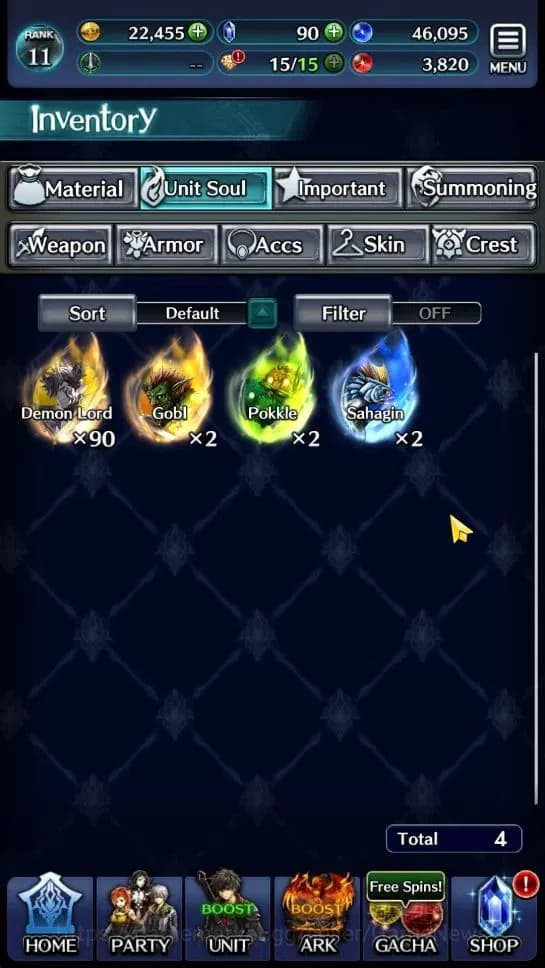 Last Cloudia Accounts GLOBAL|Rank 11|Top Tier Unit [Demon Lord Judecca-S image 12
