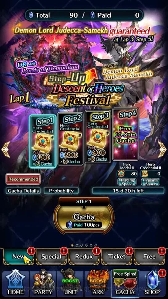 Last Cloudia Accounts GLOBAL|Rank 11|Top Tier Unit [Demon Lord Judecca-S image 9