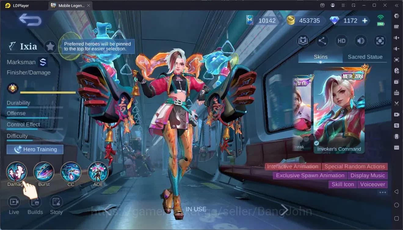 Mobile Legends: Bang Bang Accounts Global|Hero 132 Skin 446|Mega|Legend Layla,Lunox,M image 10