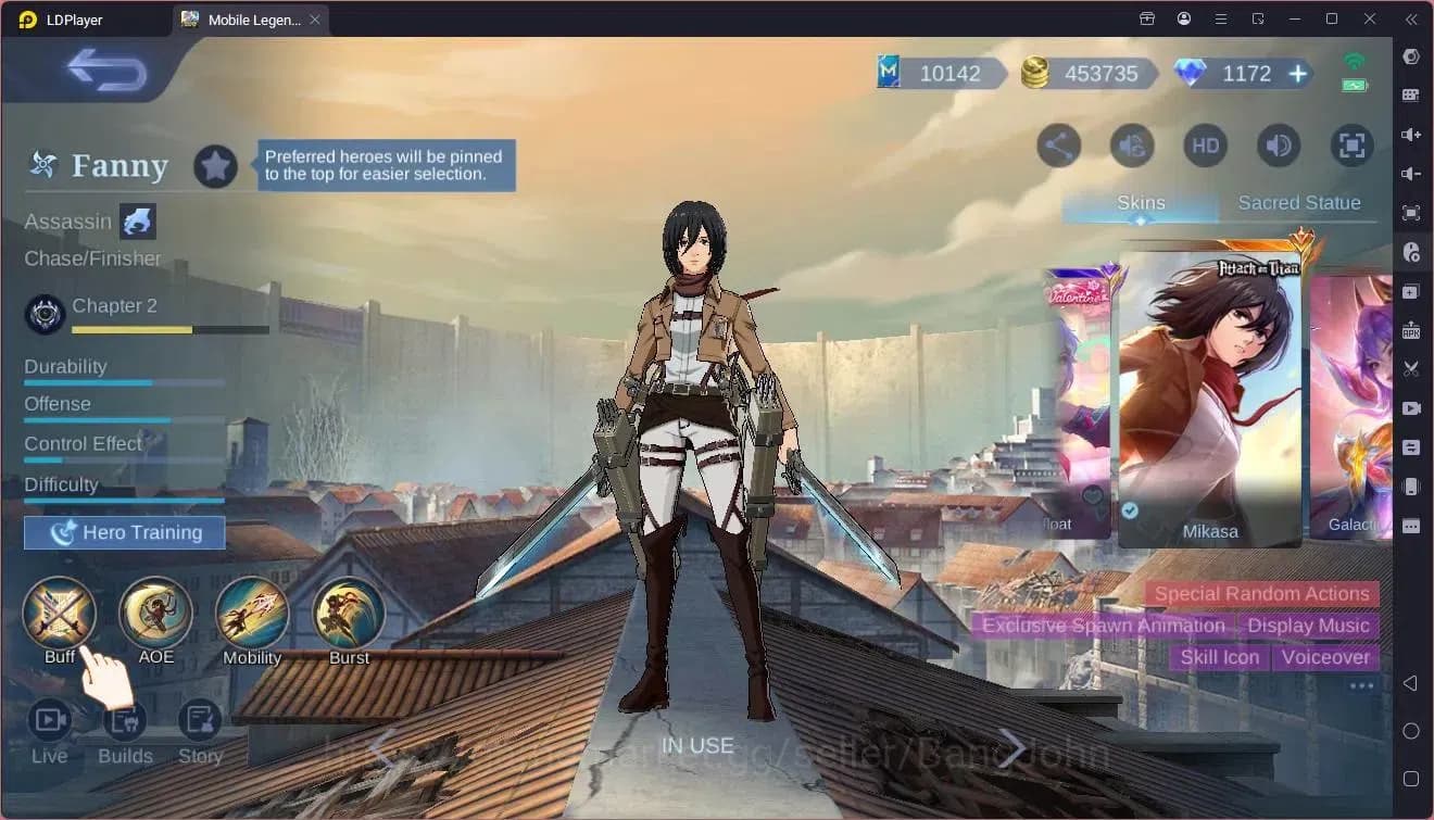 Mobile Legends: Bang Bang Accounts Global|Hero 132 Skin 446|Mega|Legend Layla,Lunox,M image 11