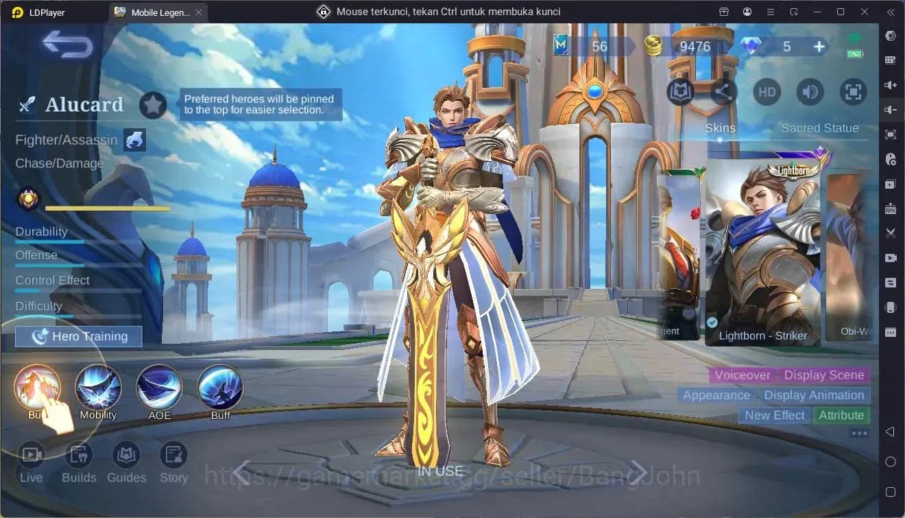 Mobile Legends: Bang Bang Accounts Global|Hero 76|Skin 119|Expert|Prime Granger|CC Na image 5