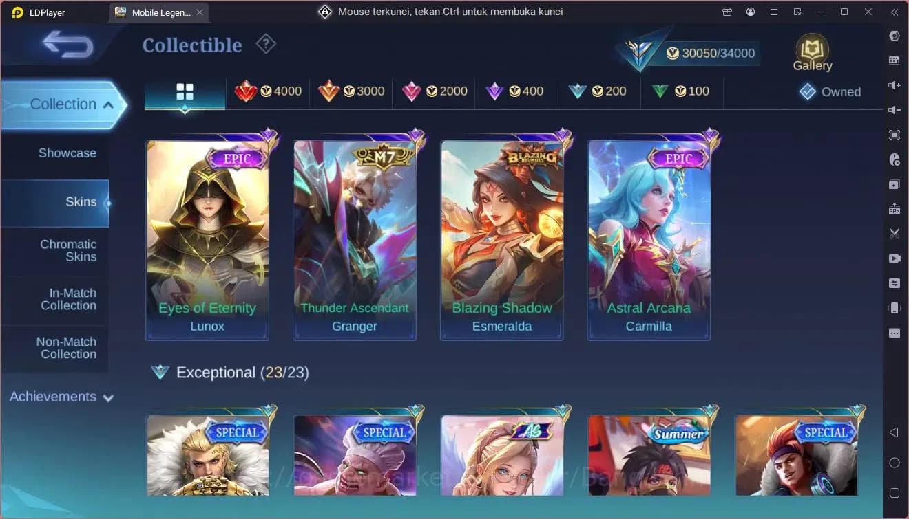 Mobile Legends: Bang Bang Accounts Global|Hero 76|Skin 119|Expert|Prime Granger|CC Na image 9