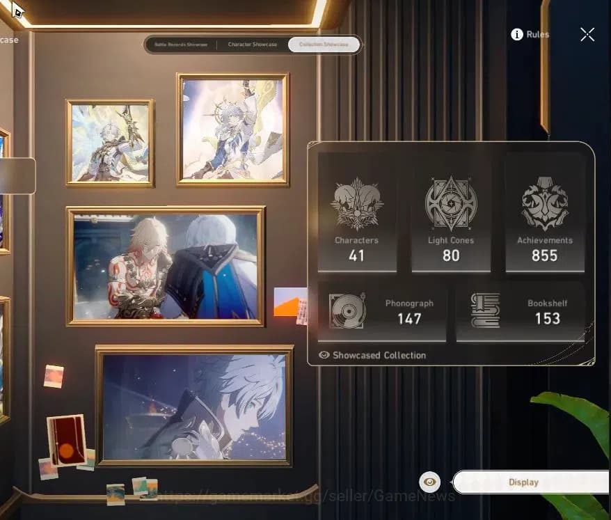 Honkai Star Rail Accounts Asia|TL 70|11 Limited|[Castorice E1,Evermight,Phai image 3