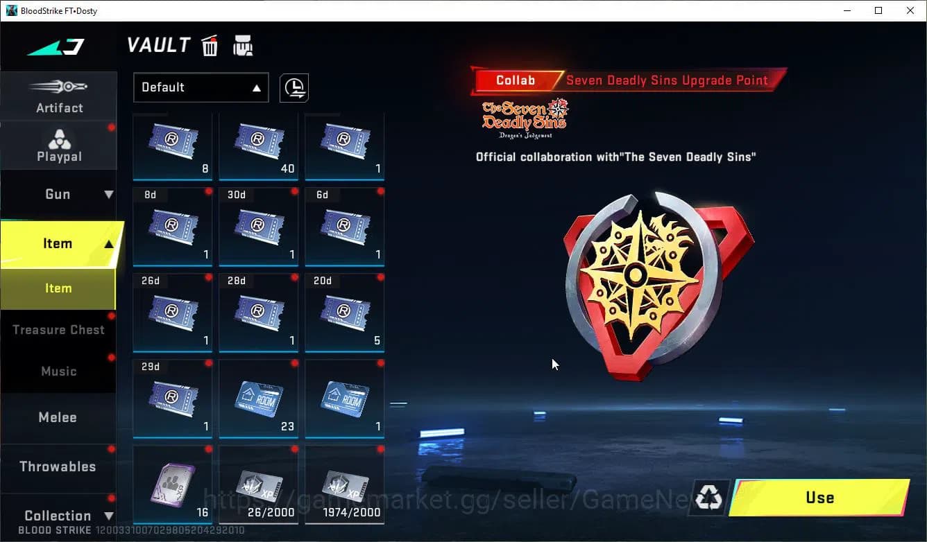 Blood Strike Accounts ASIA|ETERNAL Nova-NigMare,Zero+MELE DualBlades,Col image 11