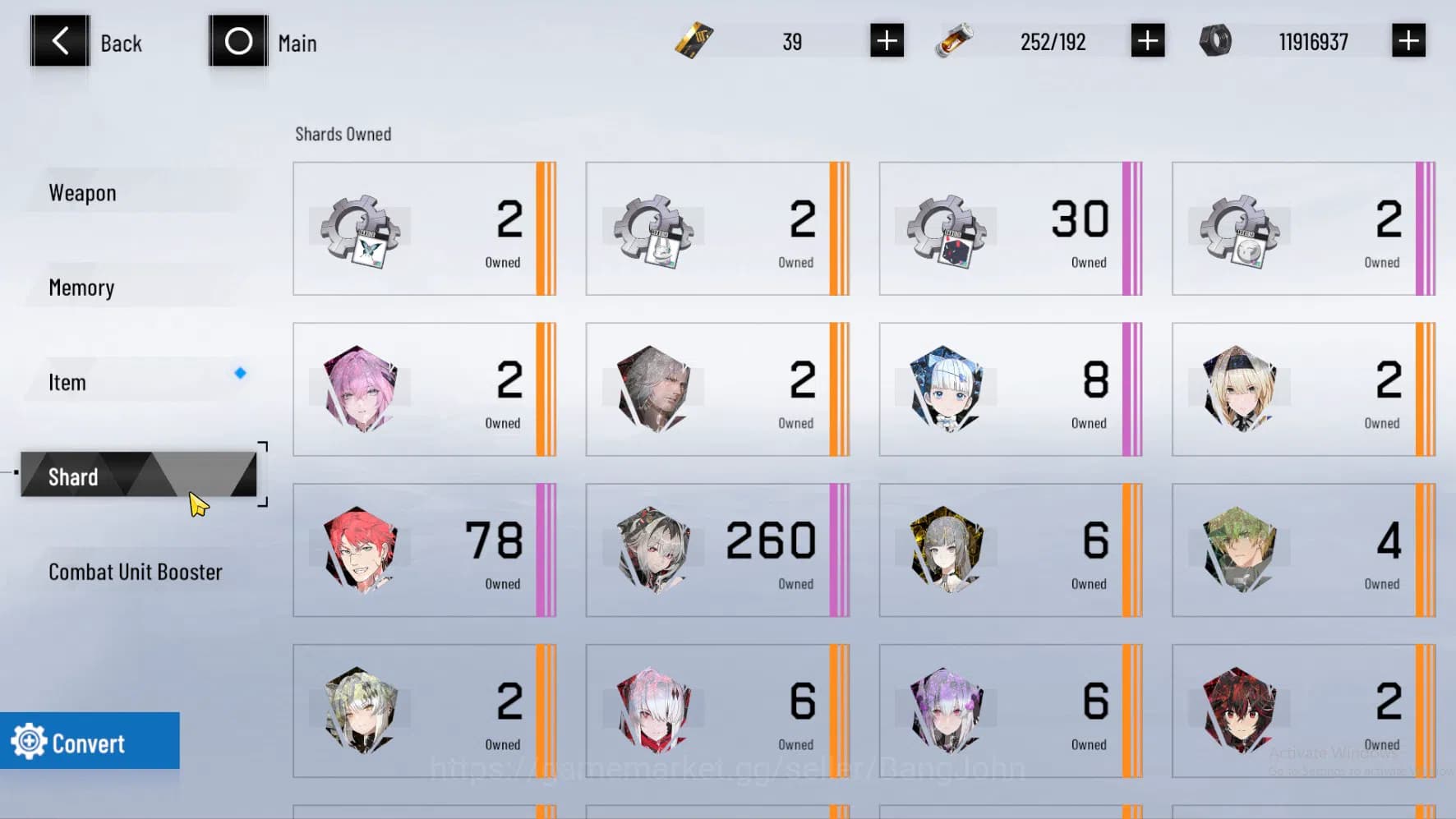 Punishing: Gray Raven Accounts Dante Sign (SSS) | Nanami | Ishmael | Crimson Wave image 17