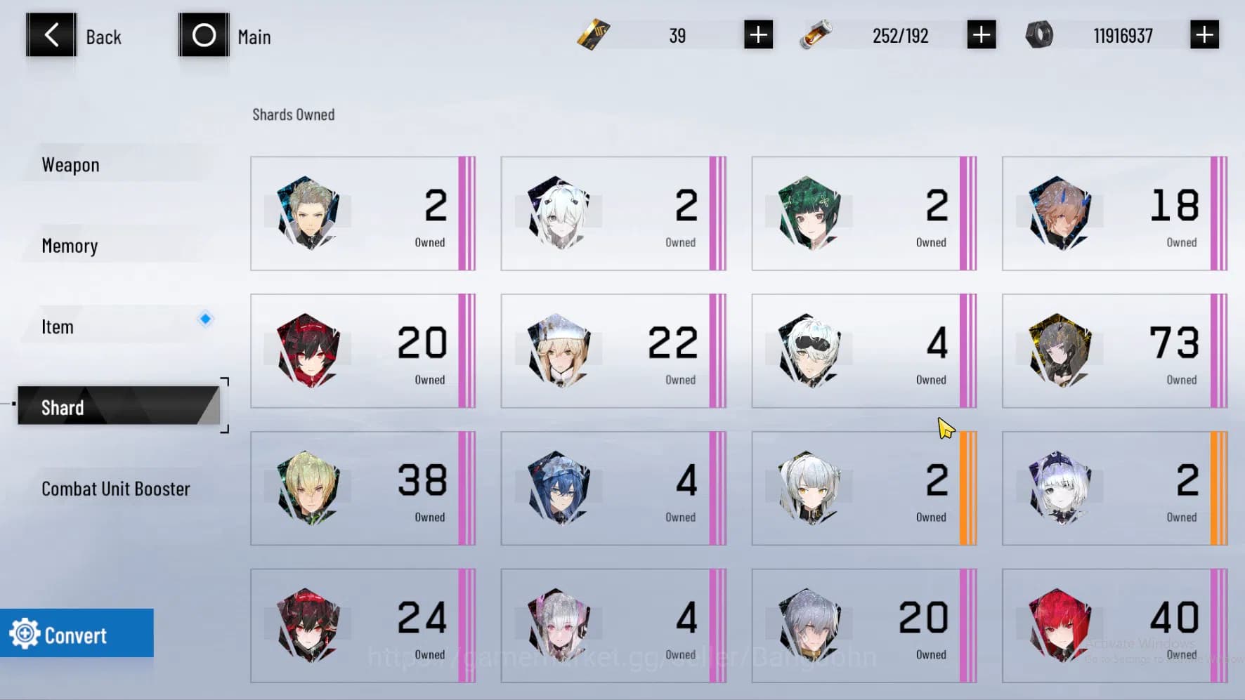 Punishing: Gray Raven Accounts Dante Sign (SSS) | Nanami | Ishmael | Crimson Wave image 19