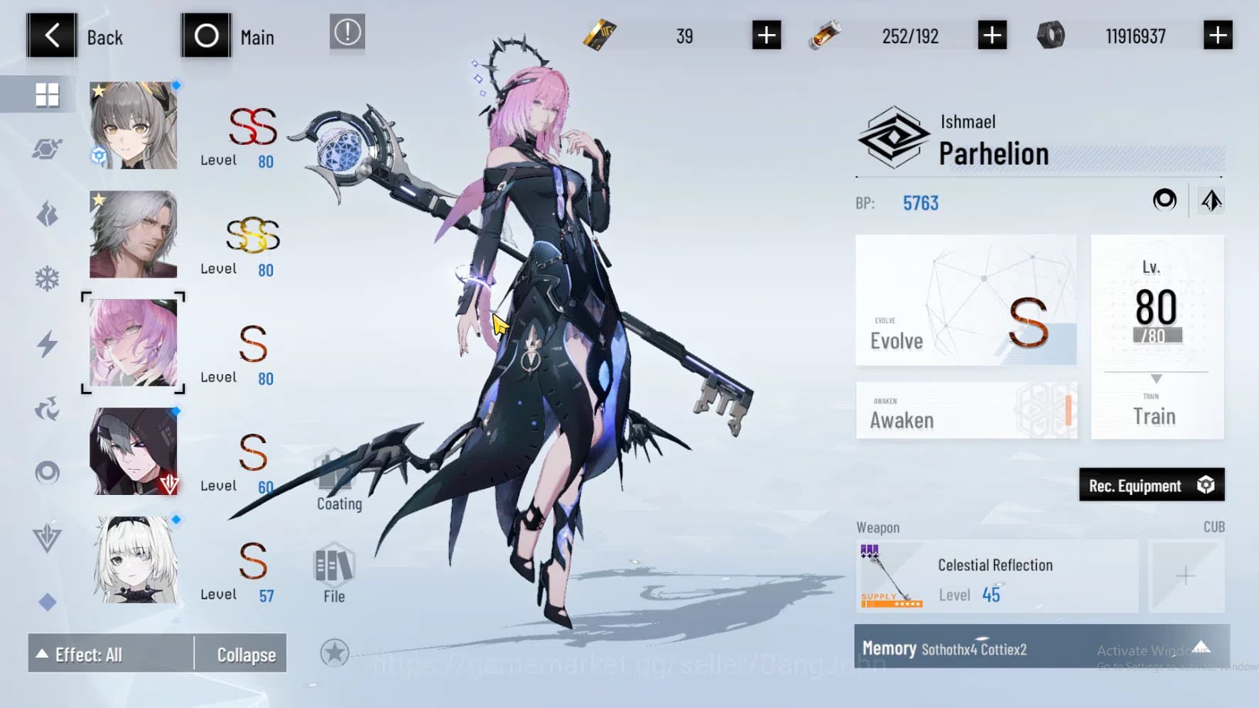 Punishing: Gray Raven Accounts Dante Sign (SSS) | Nanami | Ishmael | Crimson Wave image 4