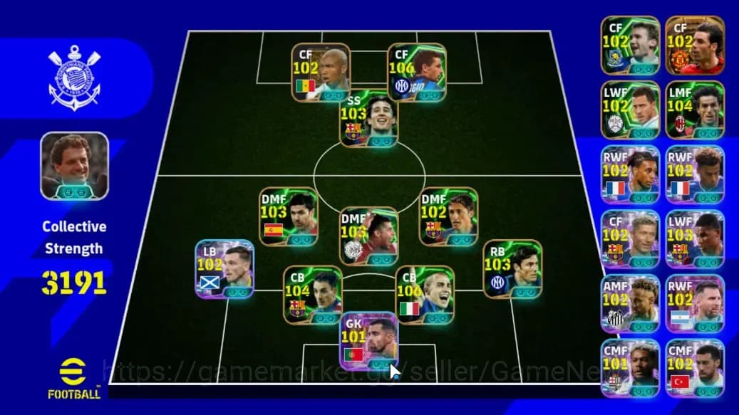 eFootball Accounts Mobile|BigTime Ruud Van Nistelrooj,Andry Shevchenk image 1