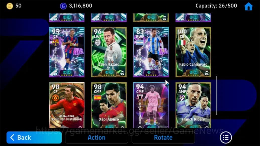 eFootball Accounts Mobile|BigTime Ruud Van Nistelrooj,Andry Shevchenk image 8