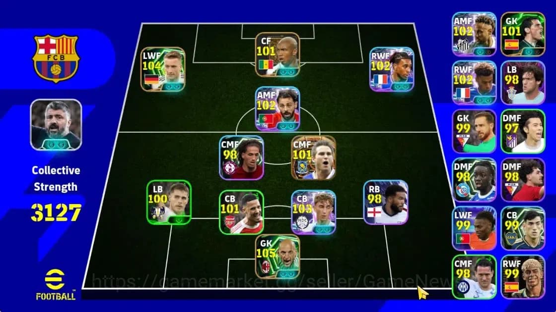 eFootball Accounts Android|Neymar Jr (Blitz Curler), Lampard Big Time image 1