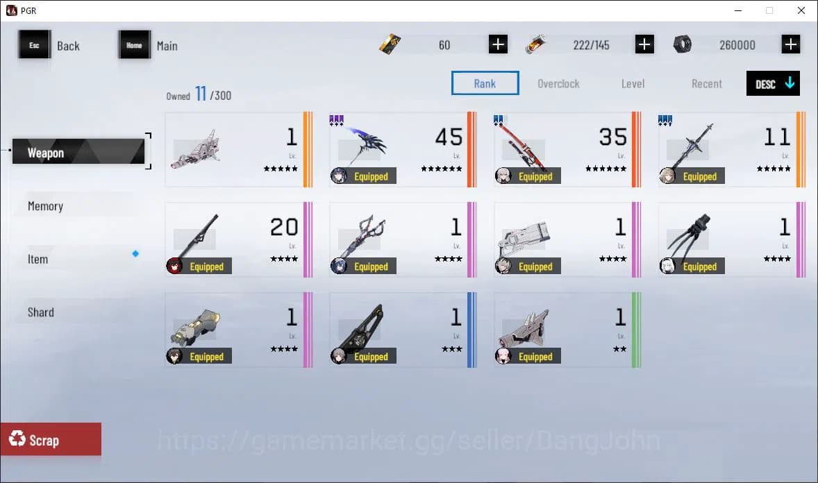 Punishing: Gray Raven Accounts ASIA|Lv 46 | [S Nirvantia,S Crepuscule,S LuciaCW,S image 10