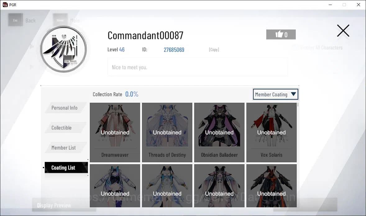 Punishing: Gray Raven Accounts ASIA|Lv 46 | [S Nirvantia,S Crepuscule,S LuciaCW,S image 3