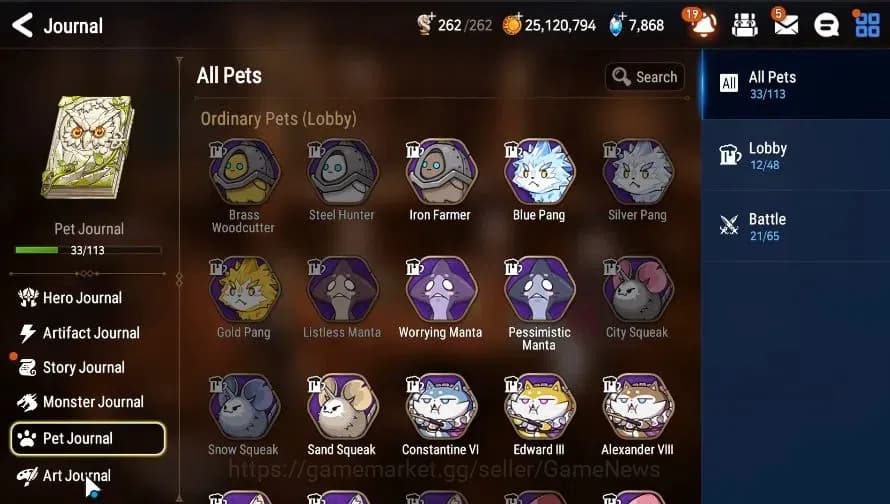 Epic Seven Accounts GLOBAL|UnVerif|5 ML(LW Peira,US Choux,CPavel,RRoan image 10