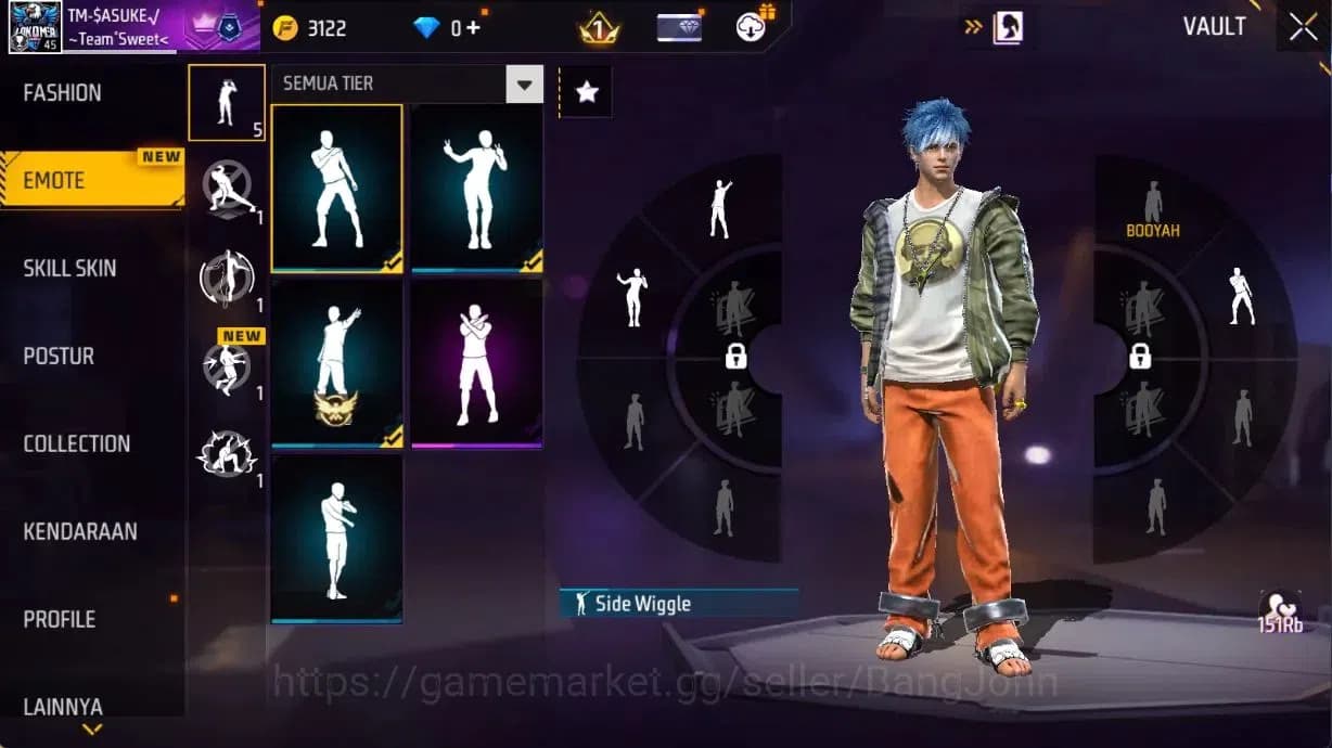 Free Fire Accounts Indonesia | M1887 Sterling Conqueror Evo Lv.2, Vau image 11