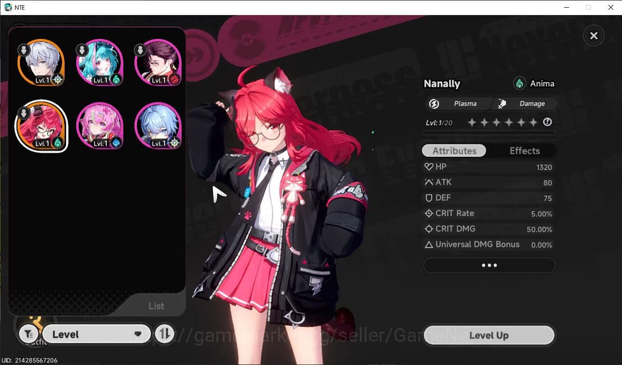 Neverness to Everness Accounts GLOBAL NA|HL 3|Fresh Starter 1 SSR Limited Nanally image 2