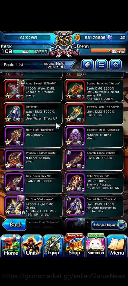 Grand Summoners Accounts Global|Rank 109|43 RGB|25 Ascend|InumutaTW,RoyTW,S image 10