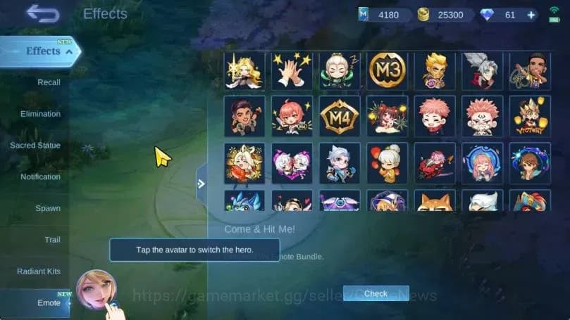 Mobile Legends: Bang Bang Accounts Hero 79|Skin 155|Tranformer Roger,Kagura[Annual St image 15