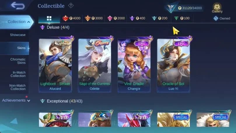 Mobile Legends: Bang Bang Accounts Hero 79|Skin 155|Tranformer Roger,Kagura[Annual St image 8