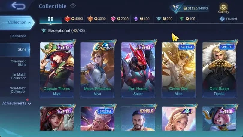 Mobile Legends: Bang Bang Accounts Hero 79|Skin 155|Tranformer Roger,Kagura[Annual St image 9
