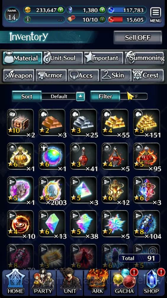 Last Cloudia Accounts GLOBAL| Rank 10 | Starter Collab (DLRimuru,Hinata image 4