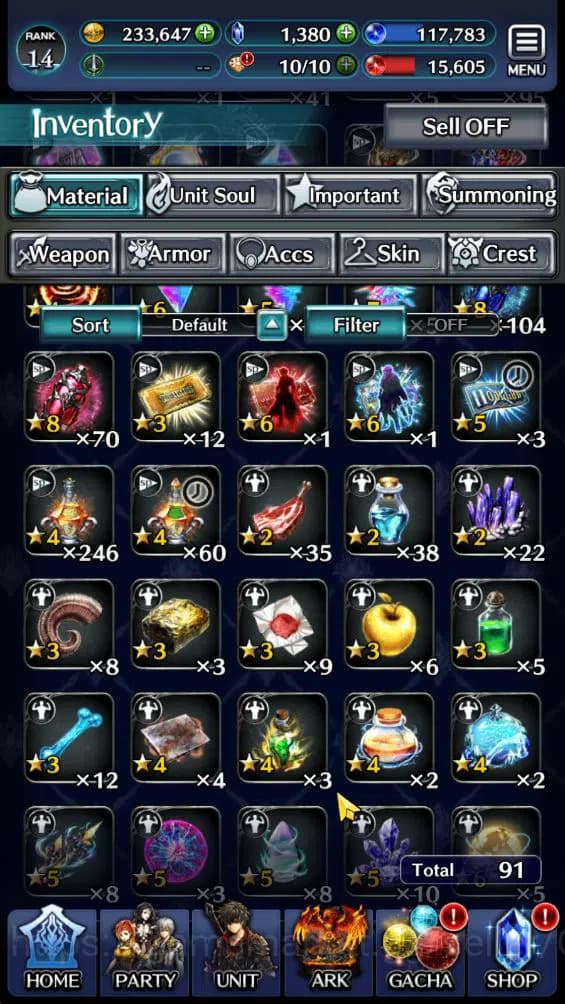 Last Cloudia Accounts GLOBAL| Rank 10 | Starter Collab (DLRimuru,Hinata image 9