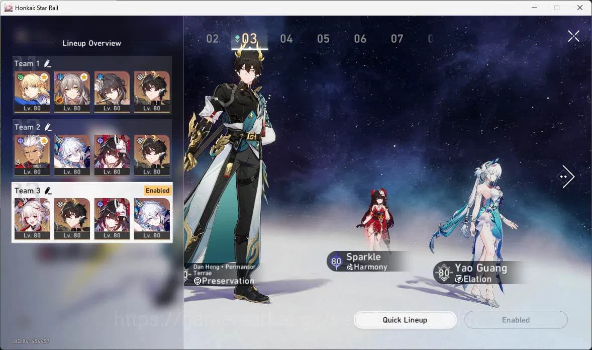 Honkai Star Rail Accounts ASIA|TL70|Sparxie PremTeam|9 Limit|LCsign(Saber E6 image 13