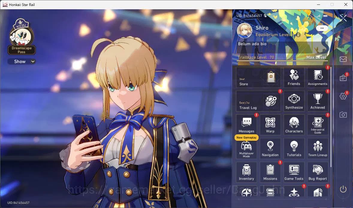 Honkai Star Rail Accounts ASIA|TL70|Sparxie PremTeam|9 Limit|LCsign(Saber E6 image 3