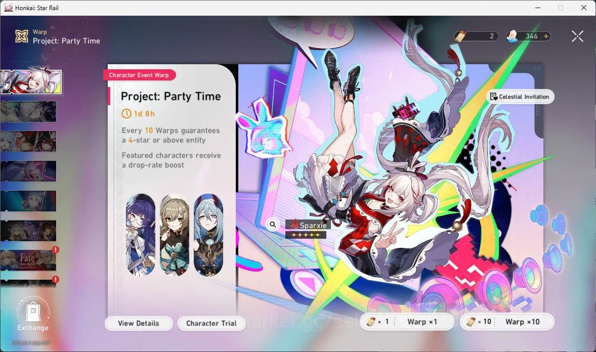 Honkai Star Rail Accounts ASIA|TL70|Sparxie PremTeam|9 Limit|LCsign(Saber E6 image 9