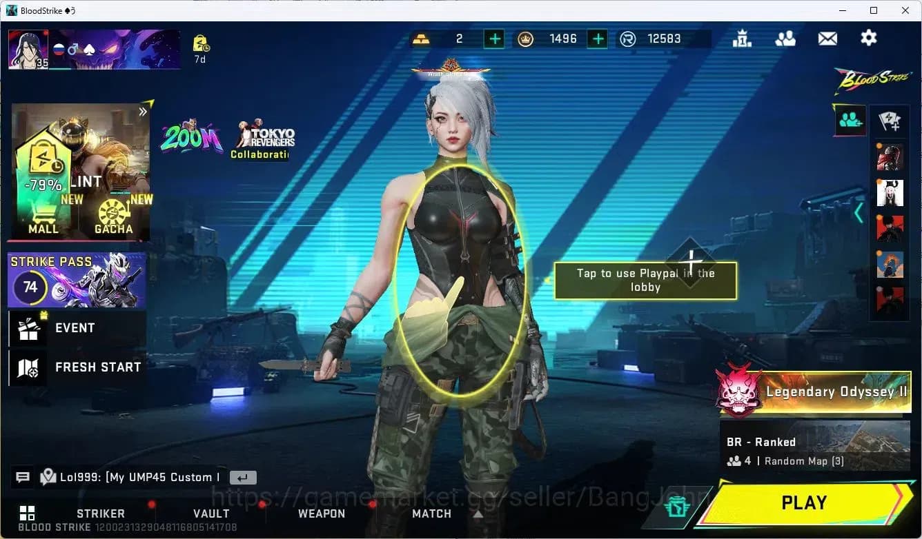 Blood Strike Accounts ASIA |COLLAB,AK47,M700,KAR98K,QBZ95,|LIMITED,AR97| image 1