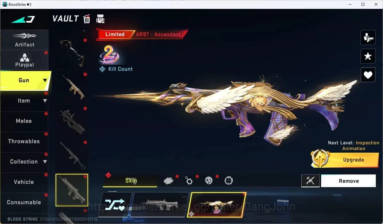 Blood Strike Accounts ASIA |COLLAB,AK47,M700,KAR98K,QBZ95,|LIMITED,AR97| image 10
