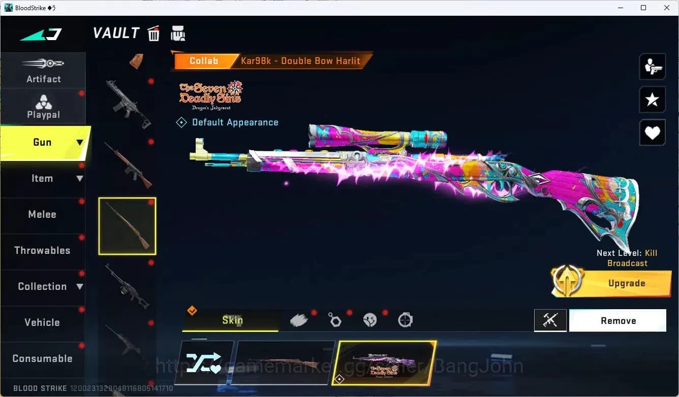 Blood Strike Accounts ASIA |COLLAB,AK47,M700,KAR98K,QBZ95,|LIMITED,AR97| image 13