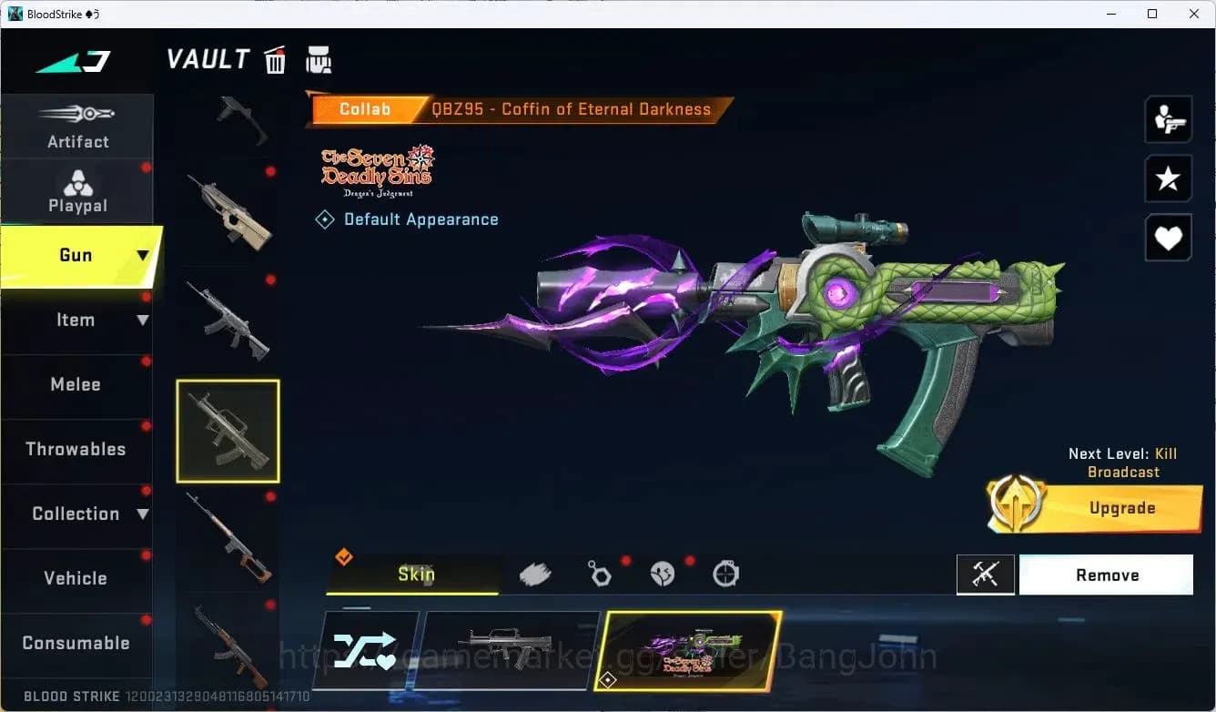 Blood Strike Accounts ASIA |COLLAB,AK47,M700,KAR98K,QBZ95,|LIMITED,AR97| image 15