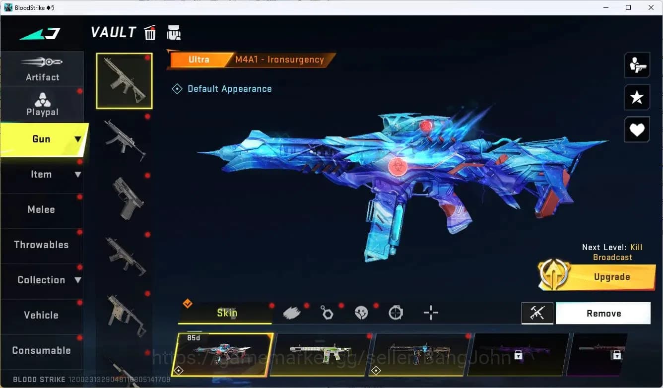 Blood Strike Accounts ASIA |COLLAB,AK47,M700,KAR98K,QBZ95,|LIMITED,AR97| image 5