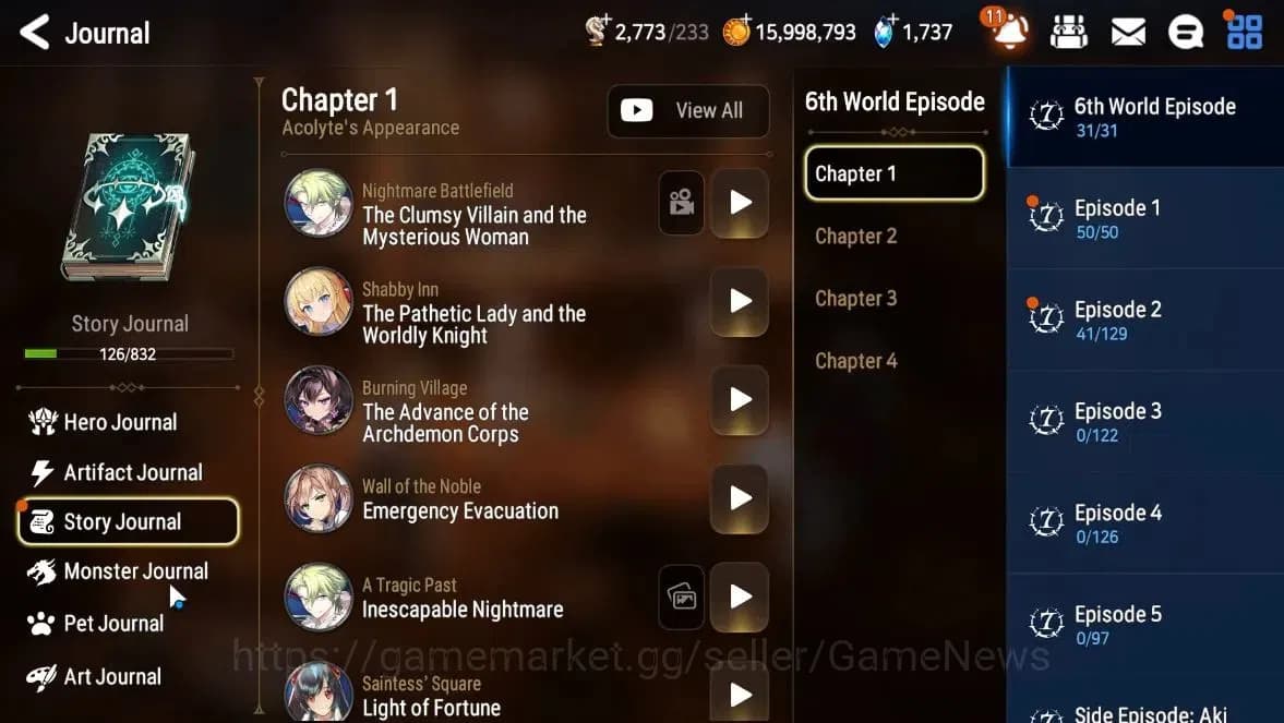 Epic Seven Accounts GLOBAL Unverif|New Era|7 ML(Salome,DB Senya, LR Kr image 7