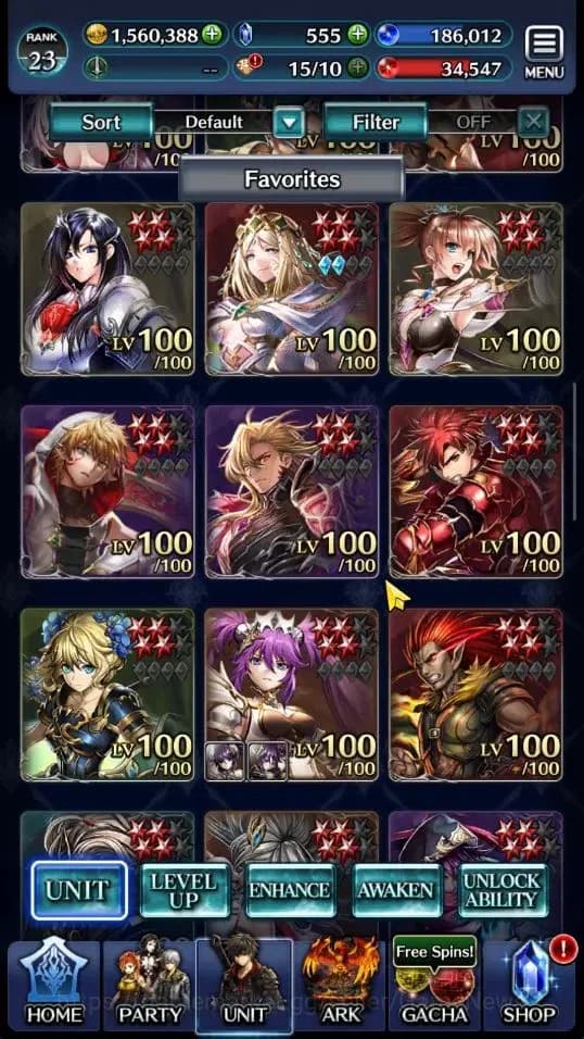 Last Cloudia Accounts GLOBAL|Rank 23|Top Tier Unit [SM Sera,A Roland,AoG image 2