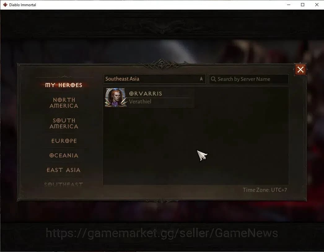 Diablo Immortal Accounts SEA - Verathiel|CS ON|Lv60(658)|Necromancer|CR 38K image 17
