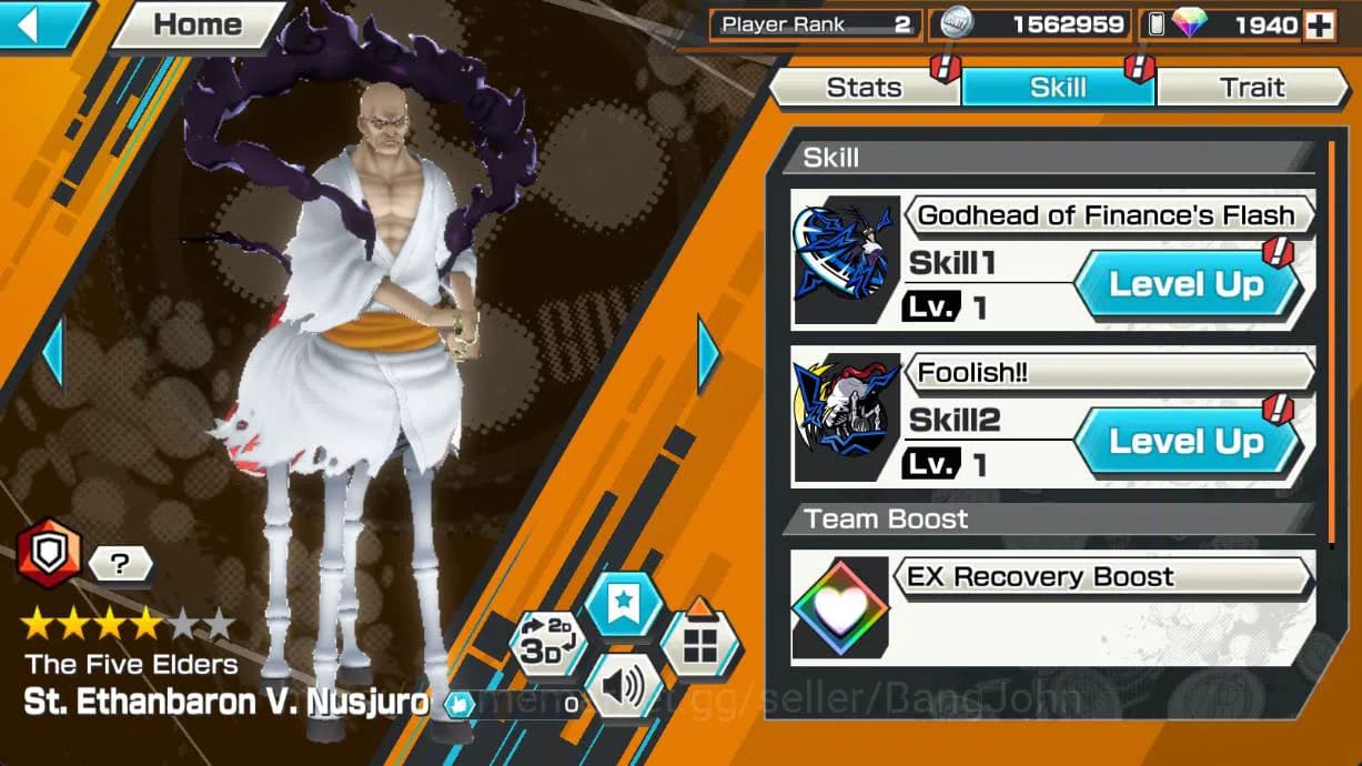 One Piece Bounty Rush Accounts GLOBAL | EX2 | MAX 1 | oden, Fujitora ISSHO, VEGAP image 6
